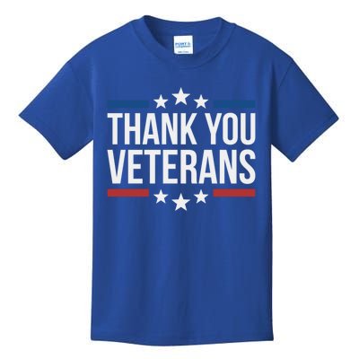 Thank You Veterans Gift Kids T-Shirt