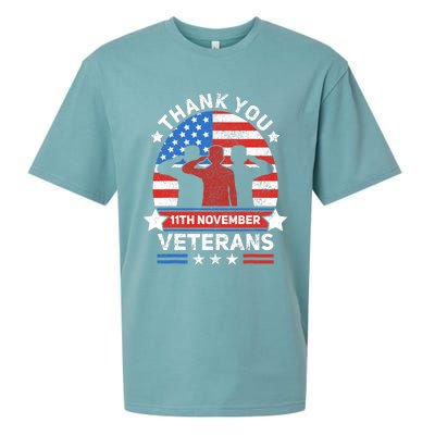 Thank You Veterans Day Patriotic American Flag Usa Veteran Sueded Cloud Jersey T-Shirt