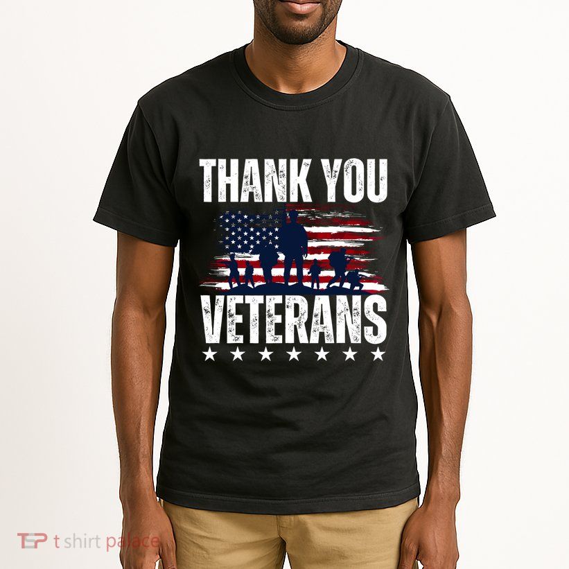 Thank You Veterans Day Memorial Day Partiotic Military Usa Tall T-Shirt