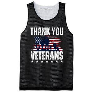 Thank You Veterans Day Memorial Day Partiotic Military Usa Mesh Reversible Basketball Jersey Tank