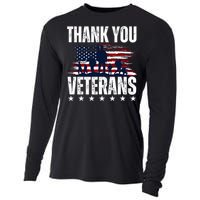 Thank You Veterans Day Memorial Day Partiotic Military Usa Cooling Performance Long Sleeve Crew