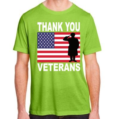 Thank You Veterans Gift Veterans Day Gift Adult ChromaSoft Performance T-Shirt