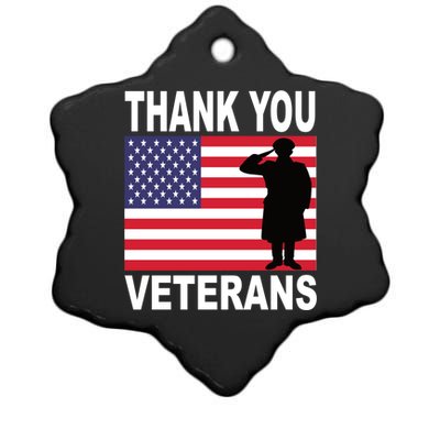 Thank You Veterans Gift Veterans Day Gift Ceramic Star Ornament