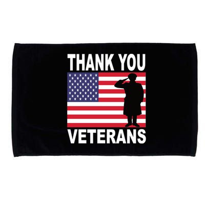 Thank You Veterans Gift Veterans Day Gift Microfiber Hand Towel