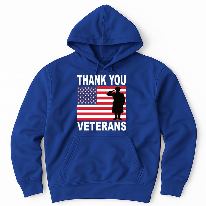 Thank You Veterans Gift Veterans Day Gift Hoodie