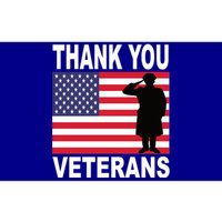 Thank You Veterans Gift Veterans Day Gift Bumper Sticker