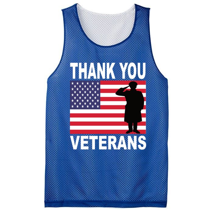 Thank You Veterans Gift Veterans Day Gift Mesh Reversible Basketball Jersey Tank