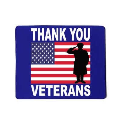 Thank You Veterans Gift Veterans Day Gift Mousepad