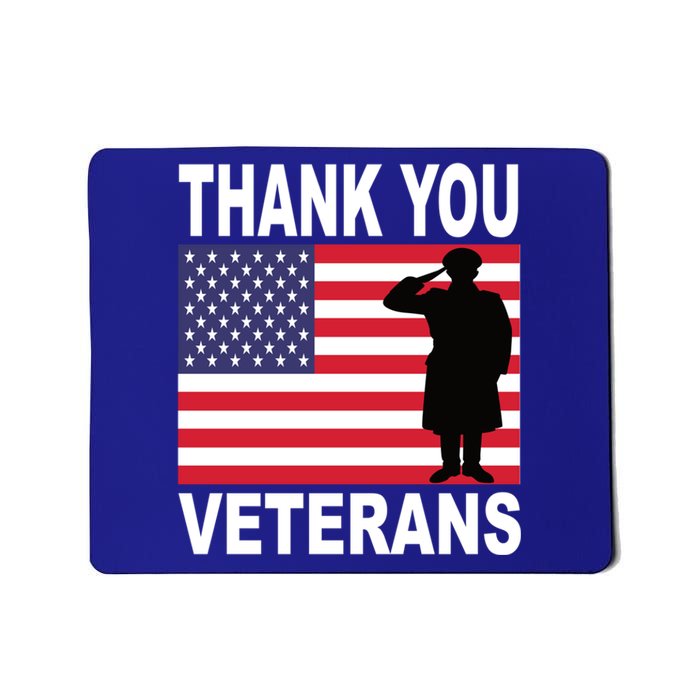 Thank You Veterans Gift Veterans Day Gift Mousepad