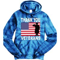 Thank You Veterans Gift Veterans Day Gift Tie Dye Hoodie