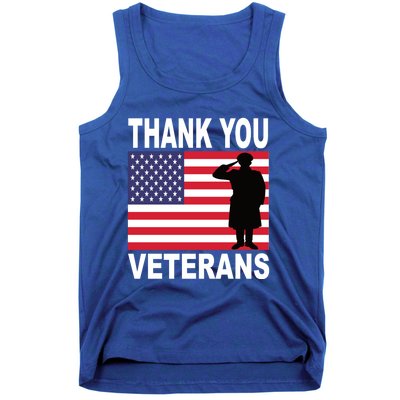 Thank You Veterans Gift Veterans Day Gift Tank Top