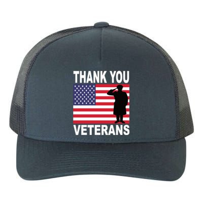 Thank You Veterans Gift Veterans Day Gift Yupoong Adult 5-Panel Trucker Hat