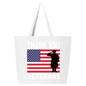 Thank You Veterans Gift Veterans Day Gift 25L Jumbo Tote