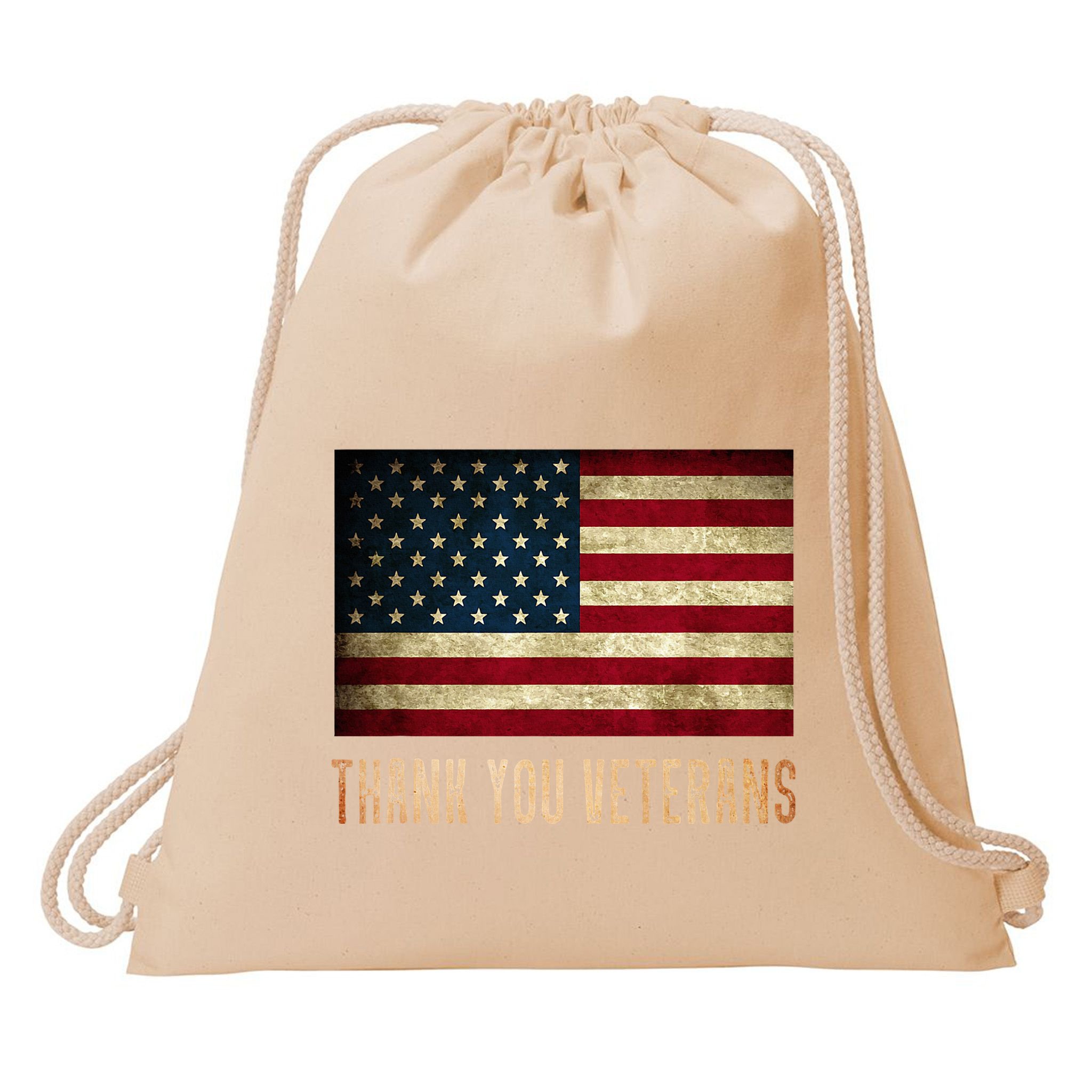 Thank You Veterans Day Military Life Army Affairs Grateful Drawstring Bag