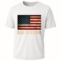 Thank You Veterans Day Military Life Army Affairs Grateful Cooling Performance Crew T-Shirt