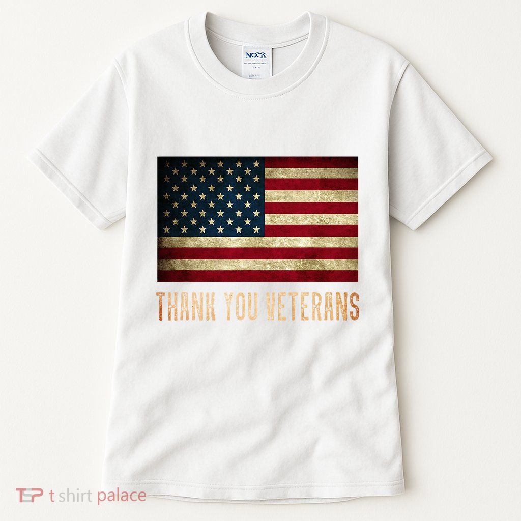 Thank You Veterans Day Military Life Army Affairs Grateful Tall T-Shirt