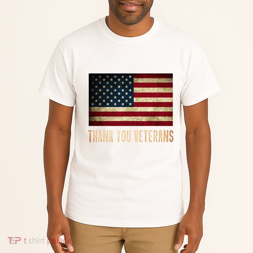 Thank You Veterans Day Military Life Army Affairs Grateful Tall T-Shirt
