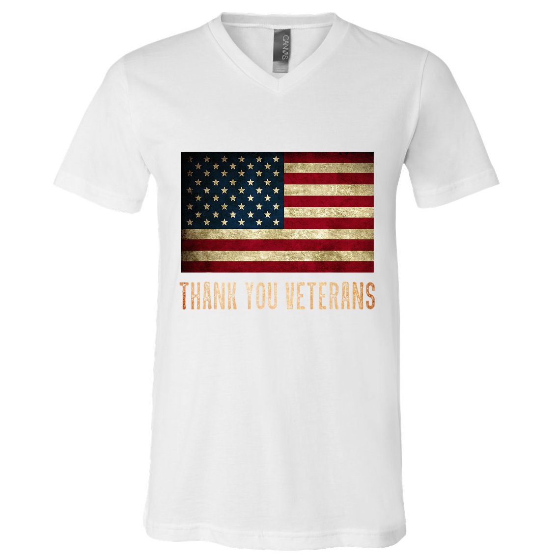 Thank You Veterans Day Military Life Army Affairs Grateful V-Neck T-Shirt