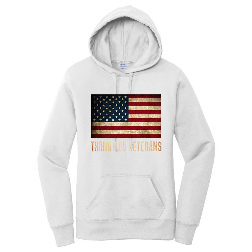 Thank You Veterans Day Military Life Army Affairs Grateful Women's Pullover Hoodie