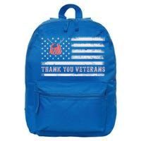 Thank You Veterans Thank You Soldiers Patriotic Usa Flag 16 in Basic Backpack