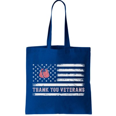 Thank You Veterans Thank You Soldiers Patriotic Usa Flag Tote Bag