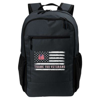 Thank You Veterans Thank You Soldiers Patriotic Usa Flag Daily Commute Backpack