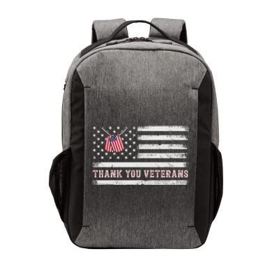 Thank You Veterans Thank You Soldiers Patriotic Usa Flag Vector Backpack