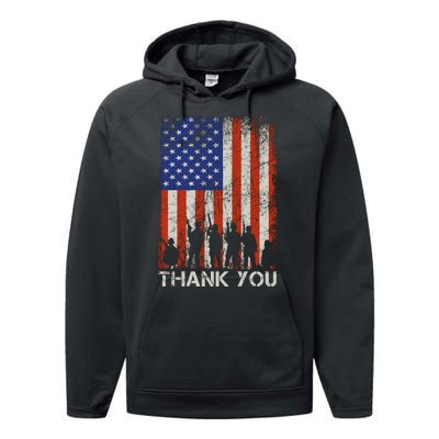 Thank You Veteran Performance Fleece Hoodie