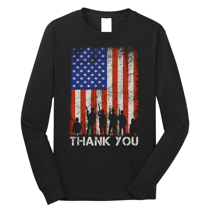 Thank You Veteran Long Sleeve Shirt