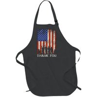 Thank You Veteran Full-Length Apron With Pockets