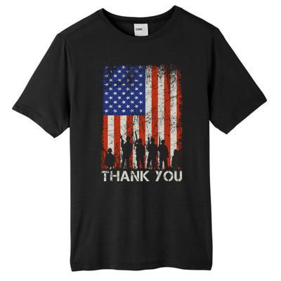 Thank You Veteran Tall Fusion ChromaSoft Performance T-Shirt