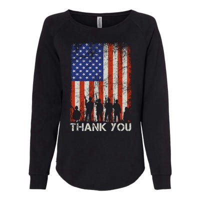 Thank You Veteran Womens California Wash Sweatshirt