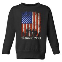 Thank You Veteran Toddler Sweatshirt