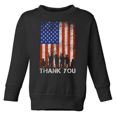 Thank You Veteran Toddler Sweatshirt