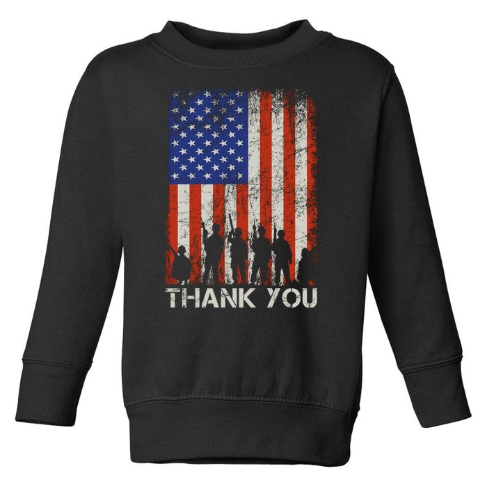 Thank You Veteran Toddler Sweatshirt