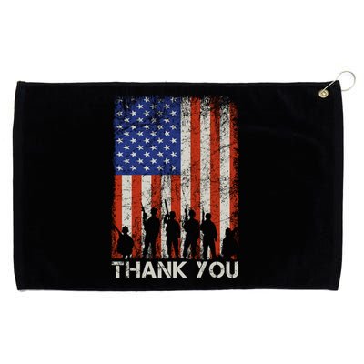 Thank You Veteran Grommeted Golf Towel