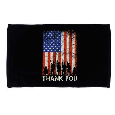 Thank You Veteran Microfiber Hand Towel