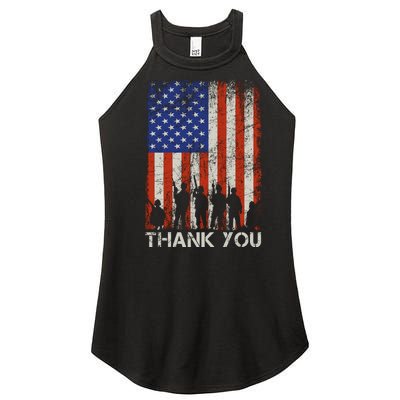 Thank You Veteran Women's Perfect Tri Rocker Tank