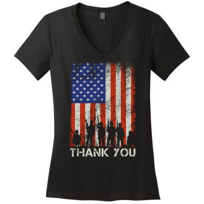 Thank You Veteran Women's V-Neck T-Shirt