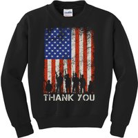 Thank You Veteran Kids Sweatshirt