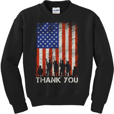 Thank You Veteran Kids Sweatshirt