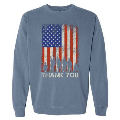 Thank You Veteran Garment-Dyed Sweatshirt