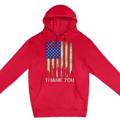 Thank You Veteran Premium Pullover Hoodie