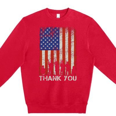 Thank You Veteran Premium Crewneck Sweatshirt