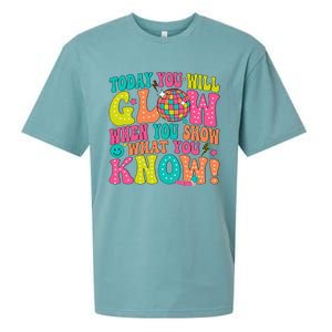 Today You Will Glow When You Show What You Know Gift Sueded Cloud Jersey T-Shirt