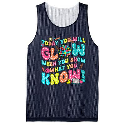 Today You Will Glow When You Show What You Know Mesh Reversible Basketball Jersey Tank