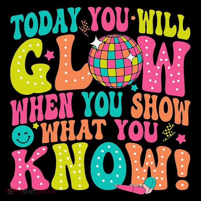 Today You Will Glow When You Show What You Know Wool Snapback Cap