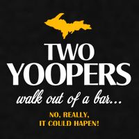 Two Yoopers Walk Out Of A Bar No Really It Could Happen Ladies PosiCharge Tri-Blend Wicking Tank