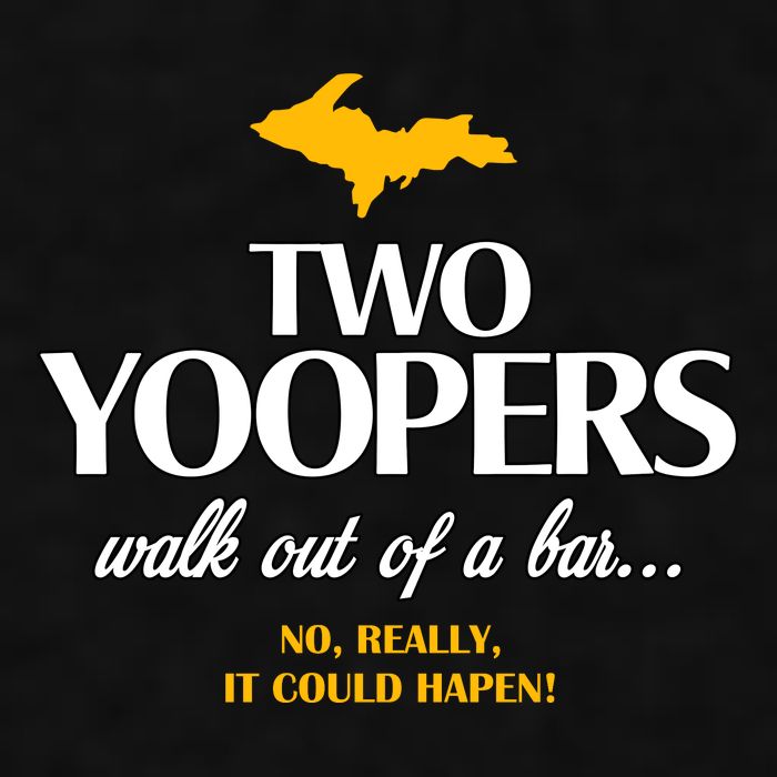 Two Yoopers Walk Out Of A Bar No Really It Could Happen Ladies PosiCharge Tri-Blend Wicking Tank