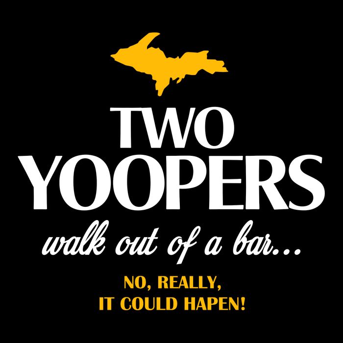 Two Yoopers Walk Out Of A Bar No Really It Could Happen 7-Panel Snapback Hat